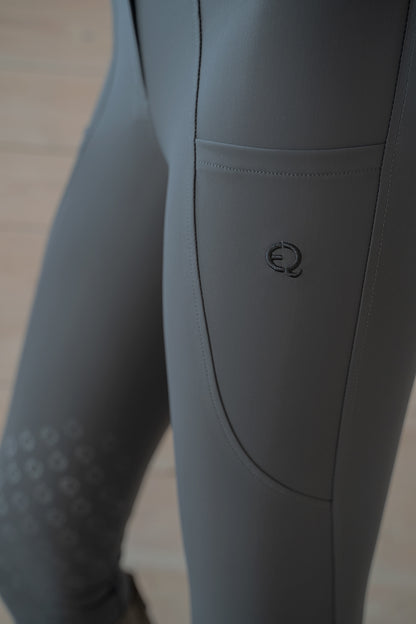 Eqona Ridbyxor Half Grip - Grå