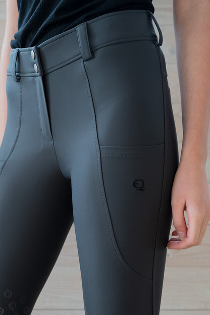 Eqona Ridbyxor Half Grip - Grå