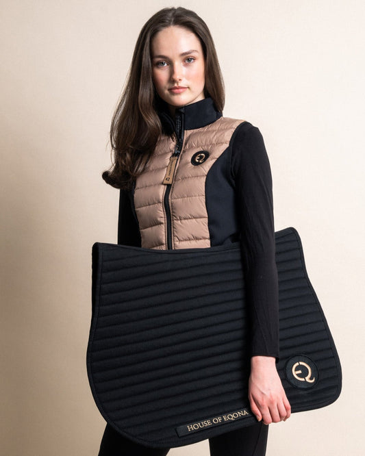 Eqona jump / allround saddle pad black